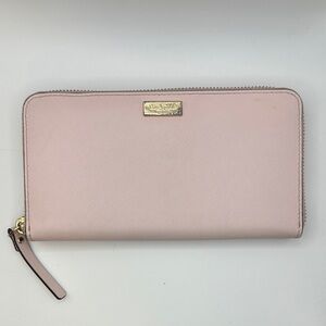 Kate Spade Blush Pink Zip Wallet